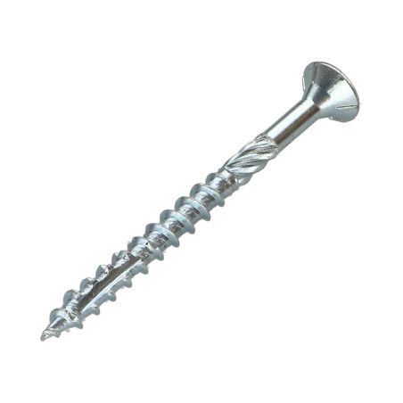 1 x Rahmenschraube tekor Senkkopfschraube Gezahnt T30 6 x 60 Mit Gewinde 36 cut Bohrspitze mit Typ 17 Spitze Verzinkt