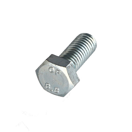 1 x Metallschrauben Sechskantkopf M10x25 Klasse 8.8 Verzinkt