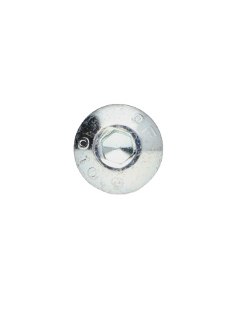 1 x Metallschrauben Flachrundschraube mit...