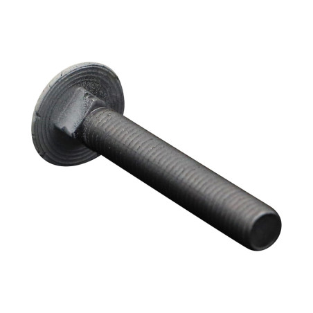 1 x Schlossschraube M7X45 gewinde 100 Aluminium Gesamtgewinde RAL9010 reinweiß 30%B
