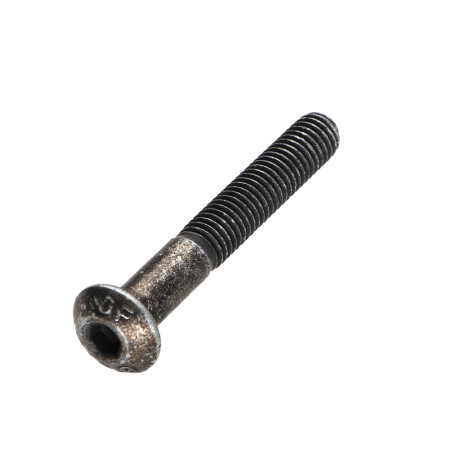 1 x Metallschrauben Flachrundschraube mit Innensechskant M5X35 Teilgewinde Klasse 10.9 Schraubenschlüssel 3 Stahl schwarz