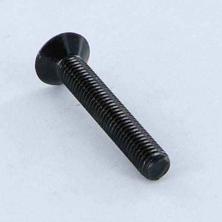 1 x Metallschrauben Innensechskant mit flachem Kopf M6x12 Gesamtgewinde Klasse 10.9 Schraubenschlüssel 4 Stahl schwarz