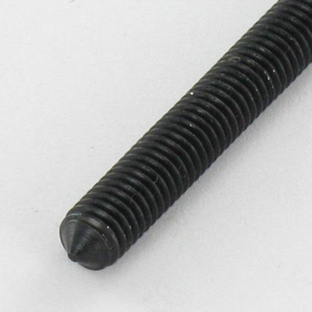 1 x Metallschrauben Madenschraube Schraubenschlüssel 2.5 M5x20 Spitze Stahl schwarz verzinkt