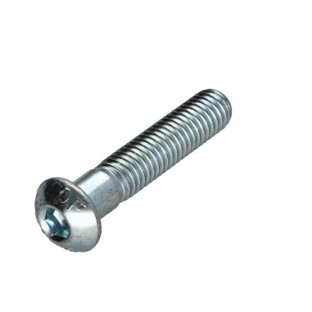 1 x Metallschrauben Flachrundschraube mit Innensechskant M8X40 Mit Gewinde 32 Klasse 10.9 Schraubenschlüssel 5 Verzinkt