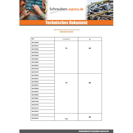 1 x Metallschrauben Stellschraube T10 Gewindestift mit Ringscheibe M5x16 Verzinkt