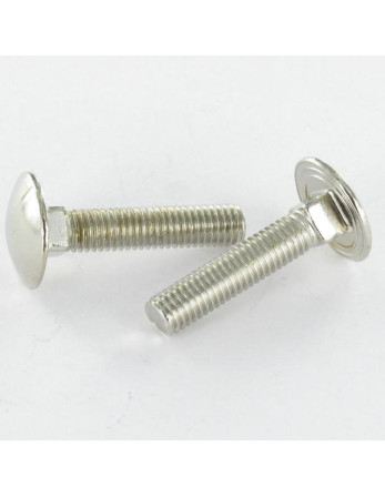 1 x Schlossschraube M5x25 Gesamtgewinde...