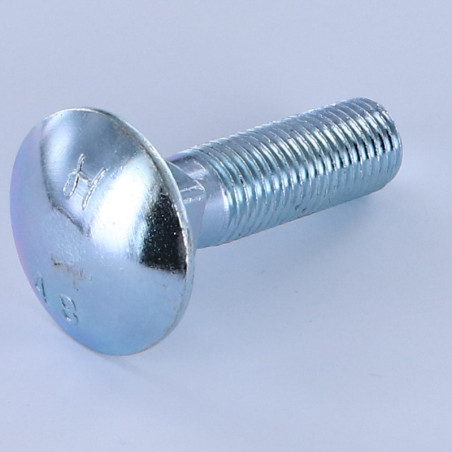 1 x Schlossschraube M16X50 Mit Gewinde 50 Klasse 8.8 Verzinkt Kopf-Durchmesser 30 Carr 16