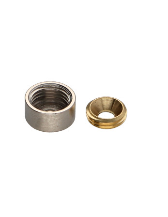 1 x Zylindrische Abdeckkappe (eine Rosette und...