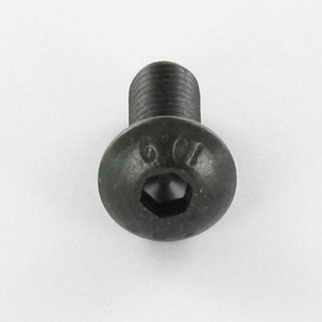 1 x Metallschrauben Flachrundschraube mit Innensechskant M10x30 Gesamtgewinde Klasse 10.9 Schraubenschlüssel 6 Rohstahl