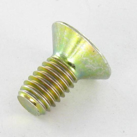 1 x Metallschrauben Innensechskant mit flachem Kopf M8x12 Gesamtgewinde Klasse 10.9 Schraubenschlüssel 5 Dichromat