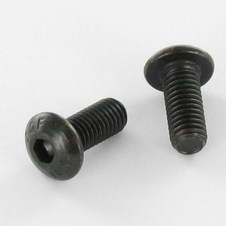 1 x Metallschrauben Flachrundschraube mit Innensechskant M8X60 Gesamtgewinde Klasse 10.9 Schraubenschlüssel 5 Rohstahl