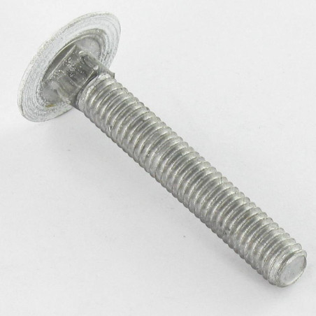 1 x Schlossschraube M7X65 gewinde 100 Gesamtgewinde Aluminium RAL9016 signalweiß 30 %