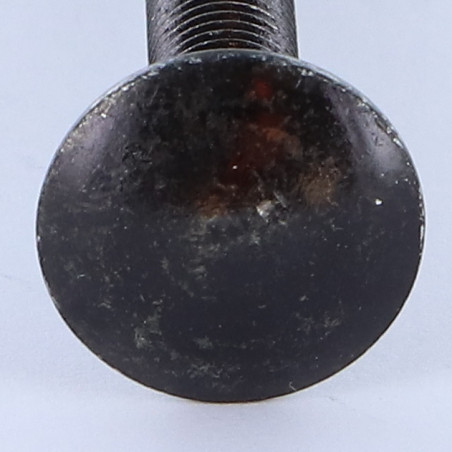 1 x Schlossschraube M7X80 gewinde 100 Gesamtgewinde Stahl schwarz verzinkt