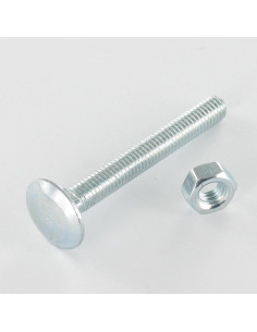 Kopfschraube (mit Mutter) Schlossschraube M6x25...