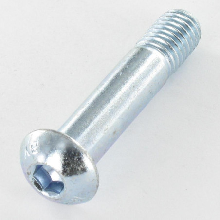 1 x Metallschrauben Flachrundschraube mit Innensechskant M10x50 Mit Gewinde 13 Klasse 10.9 Schraubenschlüssel 6 Verzinkt