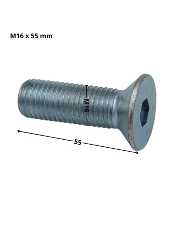 1 x Metallschrauben Innensechskant mit flachem...