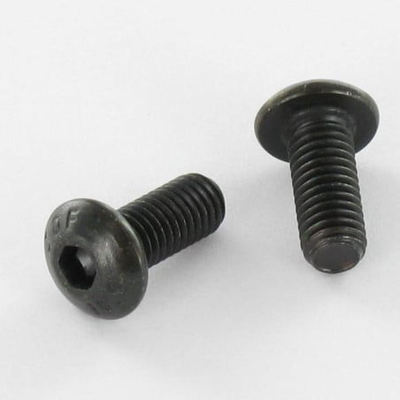 1 x Metallschrauben Flachrundschraube mit Innensechskant M6X40 Gesamtgewinde Klasse 10.9 Schraubenschlüssel 4 Rohstahl