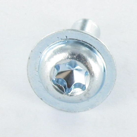 1 x Metallschrauben Breiter Rundkopf T30 M6x16 Pilot Spitze Verzinkt