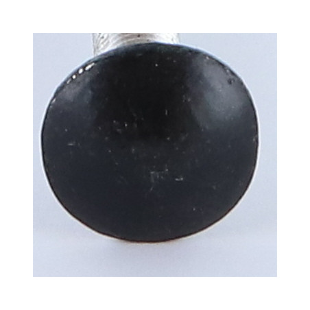 1 x Schlossschraube M6X50 Gesamtgewinde Aluminium Schwarzer Lack RAL9005 tiefschwarz