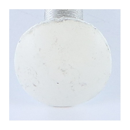 1 x Schlossschraube M7X40 gewinde 100 Gesamtgewinde Aluminium RAL9016 signalweiß 80%B