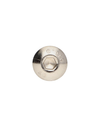 1 x Metallschrauben Flachrundschraube mit...