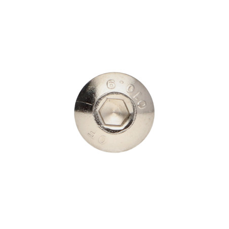1 x Metallschrauben Flachrundschraube mit Innensechskant M5x45 Teilgewinde Klasse 10.9 Schraubenschlüssel 3 Nickelstahl