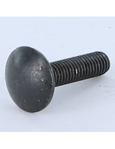 Schlossschraube M6x16 Gesamtgewinde Stahl schwarz verzinkt