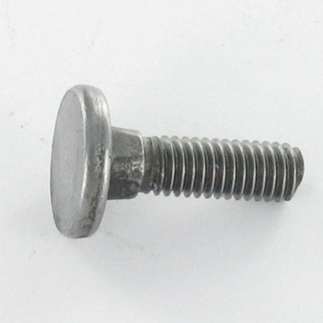 1 x Schraube Flachkopf Viereckiger Ring M8x25 Gesamtgewinde Klasse 8.8 Verzinkt