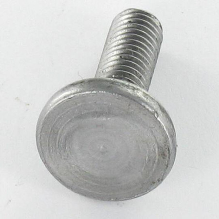 1 x Schraube Flachkopf Viereckiger Ring M8x25 Gesamtgewinde Klasse 8.8 Verzinkt