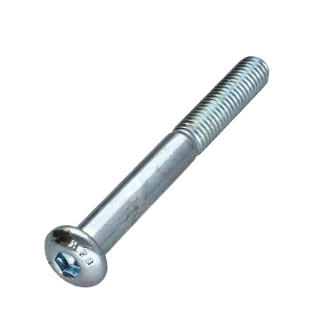 1 x Metallschrauben Flachrundschraube mit Innensechskant M8X80 Teilgewinde Klasse 10.9 Schraubenschlüssel 5 Verzinkt