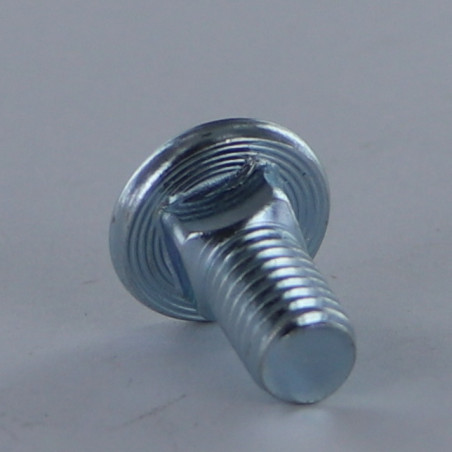 1 x Schraube Flachkopf M8X17 Gesamtgewinde Klasse 8.8 Verzinkt