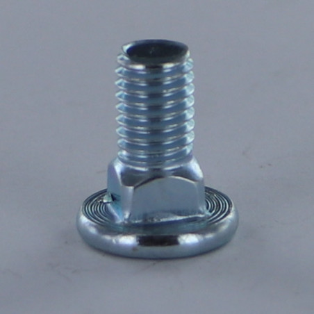1 x Schraube Flachkopf M8X17 Gesamtgewinde Klasse 8.8 Verzinkt