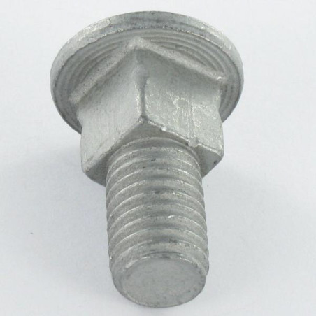 1 x Schlossschraube M10x25 Mit Gewinde 14 Quadratdicke 10 Geomet 500A Stahl Ohne Rotrost
