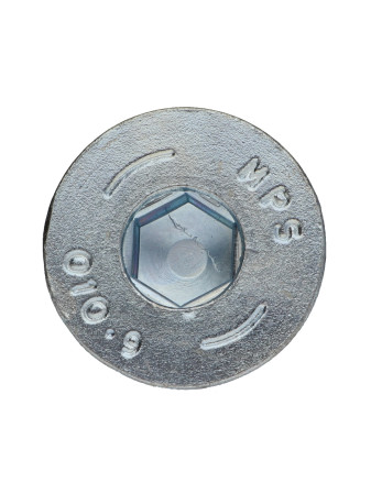1 x Metallschrauben Innensechskant mit flachem...
