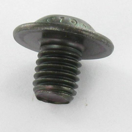 1 x Metallschrauben Flachrundschraube mit Innensechskant Kreuzschlitz mit Flansch M6x20 Schraubenschlüssel 4 Klasse 10.9