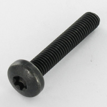 1 x Metallschrauben Flachkopf T40 M8X35 Klasse 10.9 Verzinkt Nickel schwarz 480 HBS ohne Rotrost - Schwarz