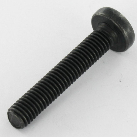 1 x Metallschrauben Flachkopf T40 M8X35 Klasse 10.9 Verzinkt Nickel schwarz 480 HBS ohne Rotrost - Schwarz