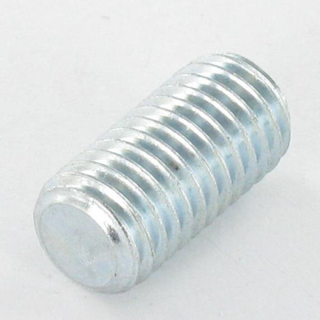 1 x Metallschrauben Madenschraube Schraubenschlüssel 5 M10x8 Flache Spitze Verzinkt