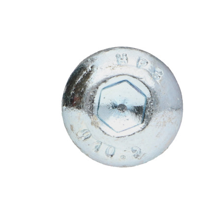 1 x Metallschrauben Flachrundschraube mit Innensechskant M8X110 Mit Gewinde 32 Klasse 10.9 Schraubenschlüssel 5 Verzinkt