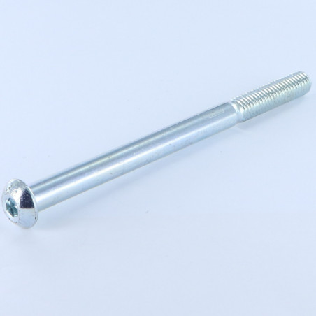 1 x Metallschrauben Flachrundschraube mit Innensechskant M8X110 Mit Gewinde 32 Klasse 10.9 Schraubenschlüssel 5 Verzinkt