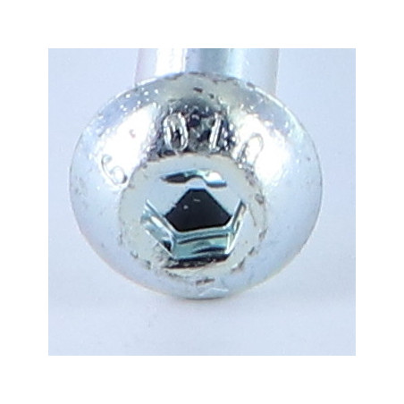 1 x Metallschrauben Flachrundschraube mit Innensechskant M8X110 Mit Gewinde 32 Klasse 10.9 Schraubenschlüssel 5 Verzinkt