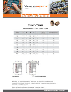 Einsatz Stellschraube BROACHFIX Messing M4X7.4 2
