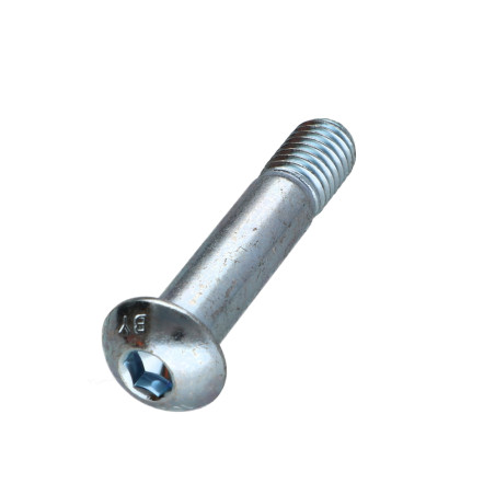 1 x Metallschrauben Flachrundschraube mit Innensechskant M10x50 Mit Gewinde 13 Klasse 10.9 Schraubenschlüssel 6 Verzinkt