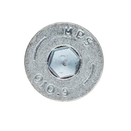 1 x Metallschrauben Innensechskant mit flachem Kopf Schraubenschlüssel 8 M12x120 Teilgewinde Klasse 10.9 Verzinkt