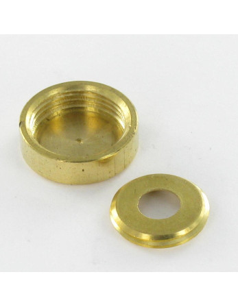 1 x Zylindrische Abdeckkappe (eine Rosette und...
