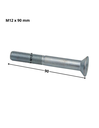 1 x Metallschrauben Innensechskant mit flachem...