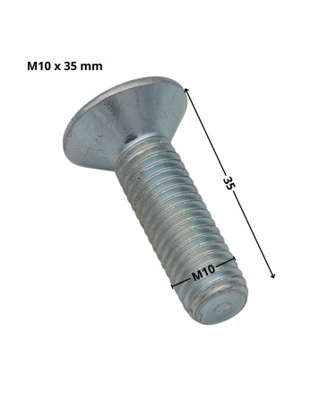1 x Metallschrauben Innensechskant mit flachem...