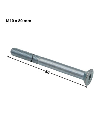 1 x Metallschrauben Innensechskant mit flachem...