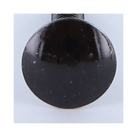 1 x Schlossschraube M6X50 Gesamtgewinde Stahl schwarz verzinkt