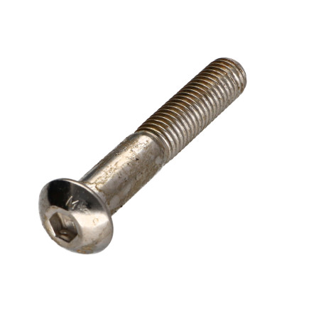 1 x Metallschrauben Flachrundschraube mit Innensechskant M10x60 Mit Gewinde 32 Klasse 10.9 Schraubenschlüssel 6